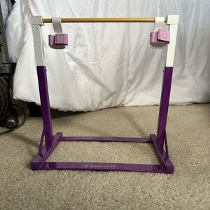 American Girl Gymnastics Bar Set in Purple and Gold